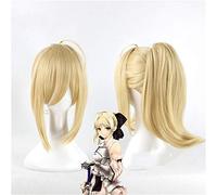 Destin/séjour nuit zéro sabre perruque dorée Costume de Cosplay Halloween jeu de rôle perruque de cheveux Lily + filet à cheveux gratuit