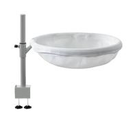 Destina de chat monté - Nest de chat circulaire, base pivotante Base | Point de repos en tissu amovible avec cadre élégant pour bureaux de bureaux, aires de jeux, angles de travail Adapt