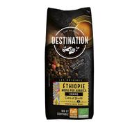 DESTINATION-Café Éthiopie moka en grains pur arabica bio Destination - 1 kg