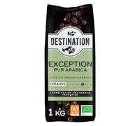 DESTINATION - Café Grains Bio 1kg - Équitable - 100% Arabica - Exception | Torréfaction Artisanale - Fabriqué en France