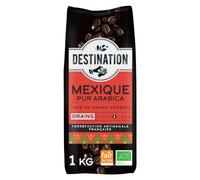 DESTINATION - Café Grains Bio 1kg - Équitable - 100% Arabica - Mexique | Torréfaction Artisanale - Fabriqué en France