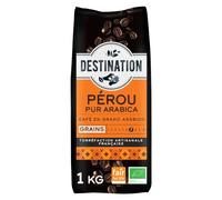 DESTINATION - Café Grains Bio 1kg - Équitable - 100% Arabica - Pérou