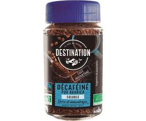 Destination Café Soluble 100% Arabe Décaféiné Bio 100g