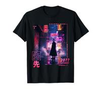 Destination en esthétique Japonaise rétro 90's Cyberpunk T-Shirt