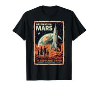 Destination Mars Retro Red Planet Science-Fiction et Espace T-Shirt