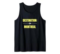 Destination Montréal Voyage Vacances Touriste Débardeur