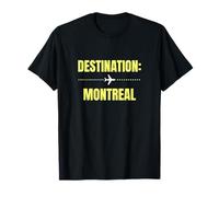 Destination Montréal Voyage Vacances Touriste T-Shirt