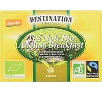 Destination Thé Bio Noir Breakfast 20 infusettes