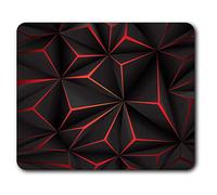 Destination Vinyl ltd Confortable Tapis de Souris - Cool futuriste Noir et Rouge 23,5 x 19,6 cm (9,3 x 7,7 Pouces) pour Ordinateur et Portable, Bureau, Cadeaux, Base antidérapante - RM12953