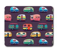 Destination Vinyl Ltd Confortable Tapis de Souris - Fun caravanes Caravan Camping 23,5 x 19,6 cm (9,3 x 7,7 po) pour Ordinateur et Portable, Bureau, Cadeaux, Base antidérapante - RM3172