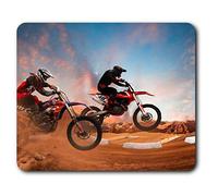 Destination Vinyl ltd Confortable Tapis de Souris - Motocross Moto Dirt Bike Jump 23,5 x 19,6 cm (9,3 x 7,7 Pouces) pour Ordinateur et Portable, Bureau, Cadeaux, Base antidérapante - RM21908