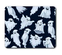 Destination Vinyl Ltd Souris Confortable Tapis - Fantômes Halloween Spooky Fun 23,5 x 19,6 cm (9,3 x 7,7 Pouces) pour Ordinateur et Portable, Bureau, Cadeaux, Base antidérapante - RM12998