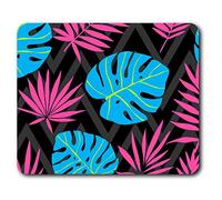 Destination Vinyl ltd Tapis de Souris Confortable - Cool Tropical Feuilles d'été Exotiques 23,5 x 19,6 cm (9,3 x 7,7 Pouces) pour Ordinateur et Portable, Bureau, Cadeaux, Base antidérapante - RM8685
