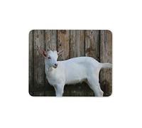 Destination Vinyl Ltd Tapis de Souris Mignon en Forme de chèvre Blanche pour Enfants - #8756