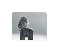 Destination Vinyl Mats Beau Hibou en Hiver Tapis de Souris Tapis - Oiseaux Oiseaux hiboux Cadeau de Maman d'ordinateur # 8890