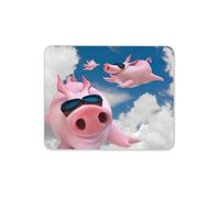 Destination Vinyl Mats Drôle Flying Pigs Tapis de Souris Tapis - Joke Secret Santa Ordinateur de Bureau Cadeau # 15799