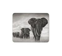 Destination Vinyl Mats Elephant Herd Tapis de Souris Tapis - Nature Maman Soeur Étudiant Cadeau Mignon Ordinateur # 8955