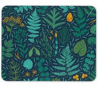Destination Vinyl Mats Jolie Woodland Tapis de Souris Pad - Feuilles de fougère Plantes Nature # 15541 Computer Gift