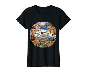 Destinations de croisière en Méditerranée, Palerme, La Valette, Europe T-Shirt Graphique avec Valeur