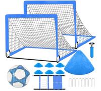 Destiné De Football Pour Enfants - Pop Up Football Réseau Ensemble Pour Le Net D'entraînement Portable À L'Intérieur Et À L'Extérieur Pour Les Jeunes Filles | Football Pour Beach Park Garden Spor