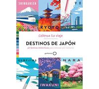 Destinos de Japón: 40 láminas misteriosas para colorear por números