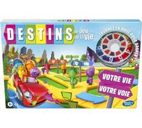 Destins Le jeu de la vie, Jeu de plateau pour la famille, 2 a 4 joueurs, pour enfants, des 8 ans, avec pions colorés, Hasbro Gaming