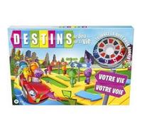Destins, Le Jeu de la Vie - Nouvelle Edition Original, Plateau Parcours Colore avec Roue - Jeu de Societe Famille et Carte Pets