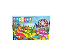 Destins, Le Jeu de la Vie - Nouvelle edition original, Plateau parcours colore avec roue - Jeu de societe Famille et carte pets