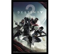Destiny 2 - Poster - Key Art + cadre amovible, Shinsuke® Maxi MDF noir, vitre acrylique