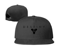 Destiny Logo Unisex Fashion Cool Adjustable Snapback Baseball Cap Hat One Size Black(X-Large)