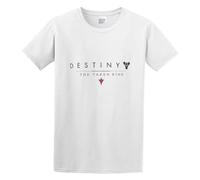 Destiny Taken King Nerdy Casual Round Neck T Shirt White XXL