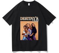 Destinys Child Print Tshirt Summer Fashion Crew Neck Unisex Short Sleeve T-Shirt M