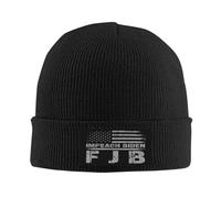 Destituer Biden Fuck Joe Biden Lâchez Brandon FK Anti Biden C'est Nul Bonnet en Tricot Thermique Bonnet Classique Chapeau Tricoté pour Shopping Course À Pied Randonnée