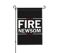 Destitution De Gavin Newsom, Gouverneur De Californie Drapeau De Cour Durable Drapeaux De Jardin Suspendre Drapeaux Pour Intérieure Événement Vacances 30X45cm