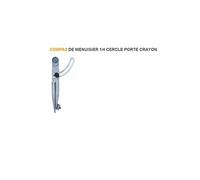 Déstock Outifrance - Compas de menuisier 1/4 Cercle Porte crayon Longueur 310mm G