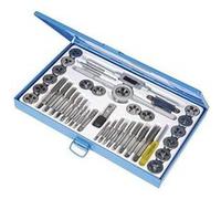 Silverline 186811 Coffret expert tarauds + filières 40 pièces