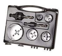 Coffret de 6 scies cloches BIM "Plomberie" multi-matériaux Wolfcraft