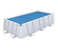 DESTOCKAGE - Bâche à bulles Bestway rectangulaire 4,57 x 2,47 m pour piscine de 4,88 x 2,74 x 1,22 m