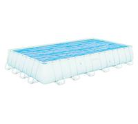 DESTOCKAGE - Bâche à bulles Bestway rectangulaire 7,03 x 3,36 m pour piscine de 6,71 ou 7,32 x 3,66 m