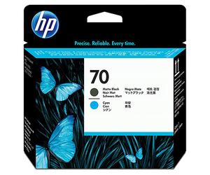 Déstockage C9404A Tête Noire Mate & Cyan HP N°70