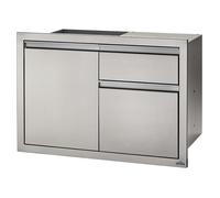 DESTOCKAGE - Module encastrable 1 poubelle + 1 tiroir + 1 porte pour cuisine d'extérieur Napoleon