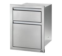 DESTOCKAGE - Module encastrable 1 poubelle + 1 tiroir pour cuisine d'extérieur Napoleon