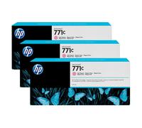 Déstockage Pack de 3 cartouches encre Magenta Clair HP N°771C 775ml B6Y35A