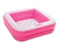 DESTOCKAGE - Pataugeoire gonflable carrée INTEX - Rose-B00B27OJAM