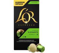 L'Or Cafe capsules lungo elegante intensite 6 compatibles - La boite de 10, 52g