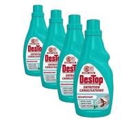 DESTOP Flacon de 750ml Gel Entretien Canalisation Désinfectant (Lot de 4)