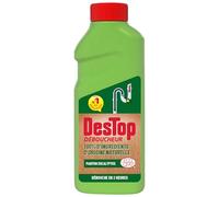 DESTOP Lot de 2 Gels Déboucheur Canalisation Parfum Eucalyptus Ecocert 500 ml