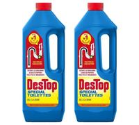 Destop gel déboucheur spécial toilettes - détruit les bouchons des WC - avec javel - 1L