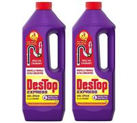 DESTOP Lot de 2 Gels Déboucheur Canalisation Express - 4 Doses par Flacon 950ml