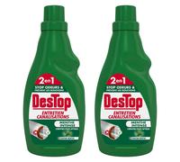 DESTOP Lot de 2 Gels Entretien Canalisations - Fosse Septique - 750 ml Parfum Menthe